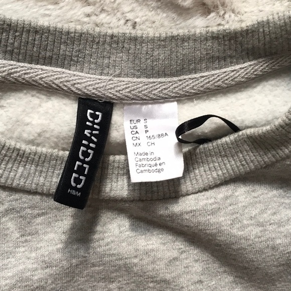 Cropped grey crew neck H&M - Picture 4 of 4